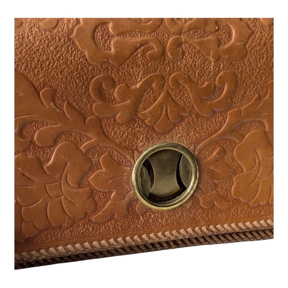 Handmade Brown Leather Hobo Bag Purse - Picture 3 of 11